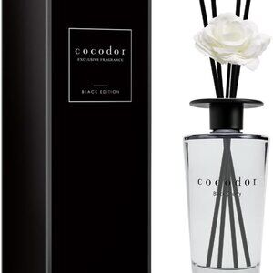 New White Flower Reed Diffuser / Black Cherry / 1 Pack / Home & Office Decor